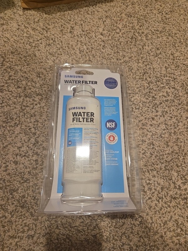 Samsung HAF-QINS/EXP Refrigerator Water Filter – White New Sealed