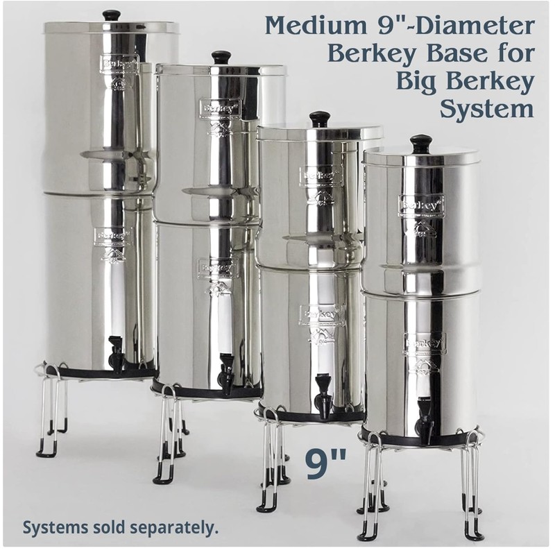 Elevate Your Water Filter with Stainless Steel Base