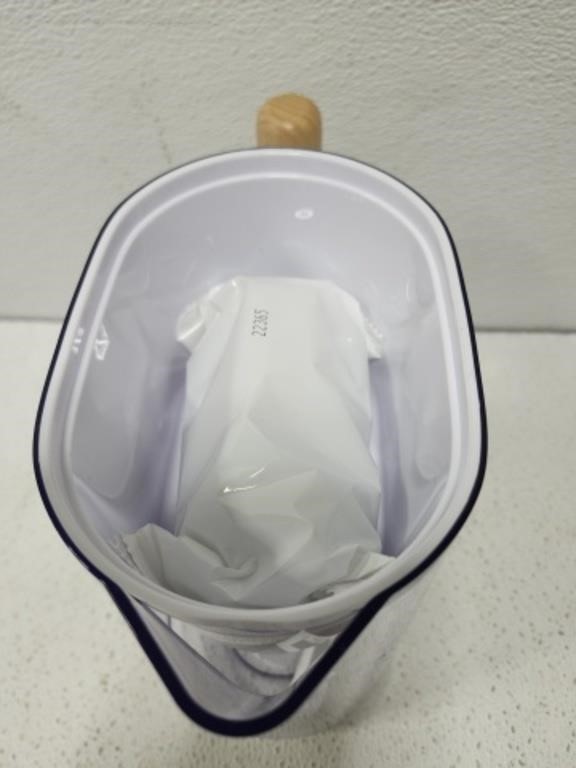 Filtered Water Pitcher 7 Cup BHG Wooden Handle Better Homes & Gardens NEW No Box gallery