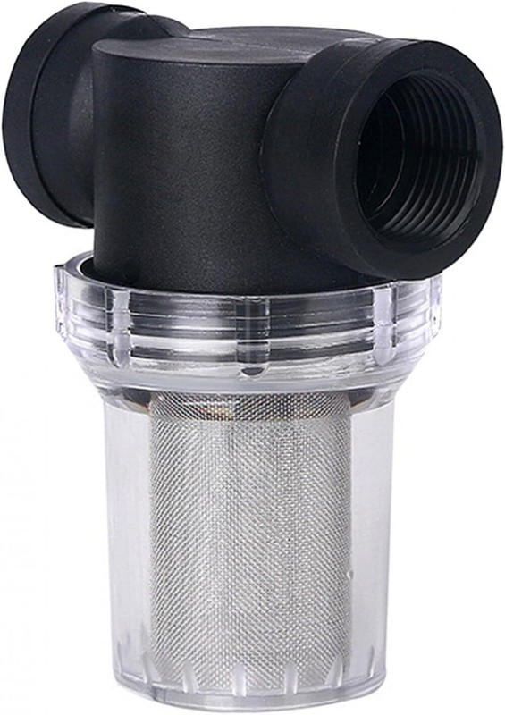40 Mesh Nylon Water Pump Strainer Transparent Easy Clean Filter For Fresh Water