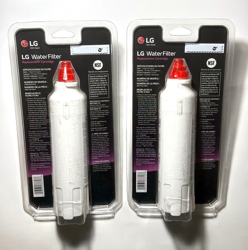LG LT800P Lot Of 2 - 6 Month / 200 Gallon Replacement Refrigerator Water Filter gallery