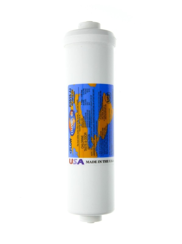 Omnipure K5515-JJ Lead Cysts Reduction Inline Water Filter 1/4 Quick Connect