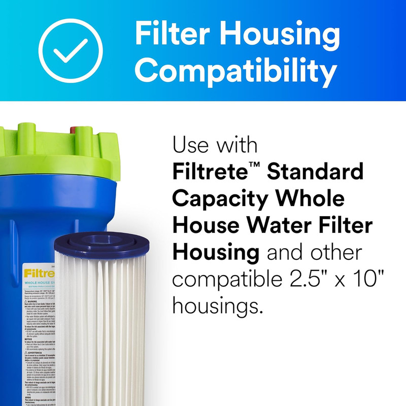 Standard Capacity Whole House Pleated Replacement Water Filter 3WH-STDPL-F02, 2 gallery