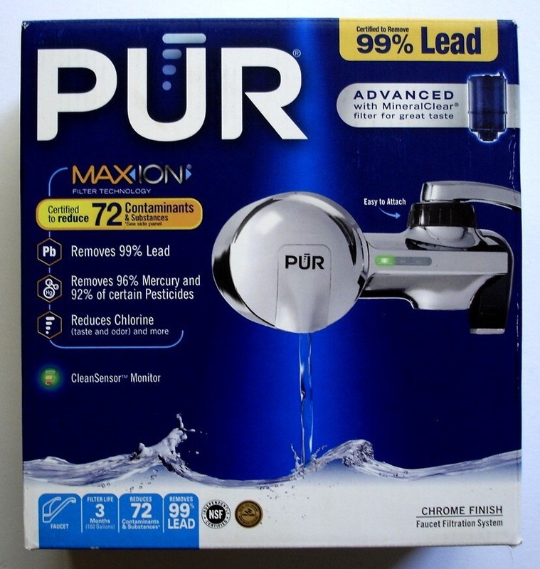 PUR Maxion Faucet Filtration System, PFM400H, Chrome Finish