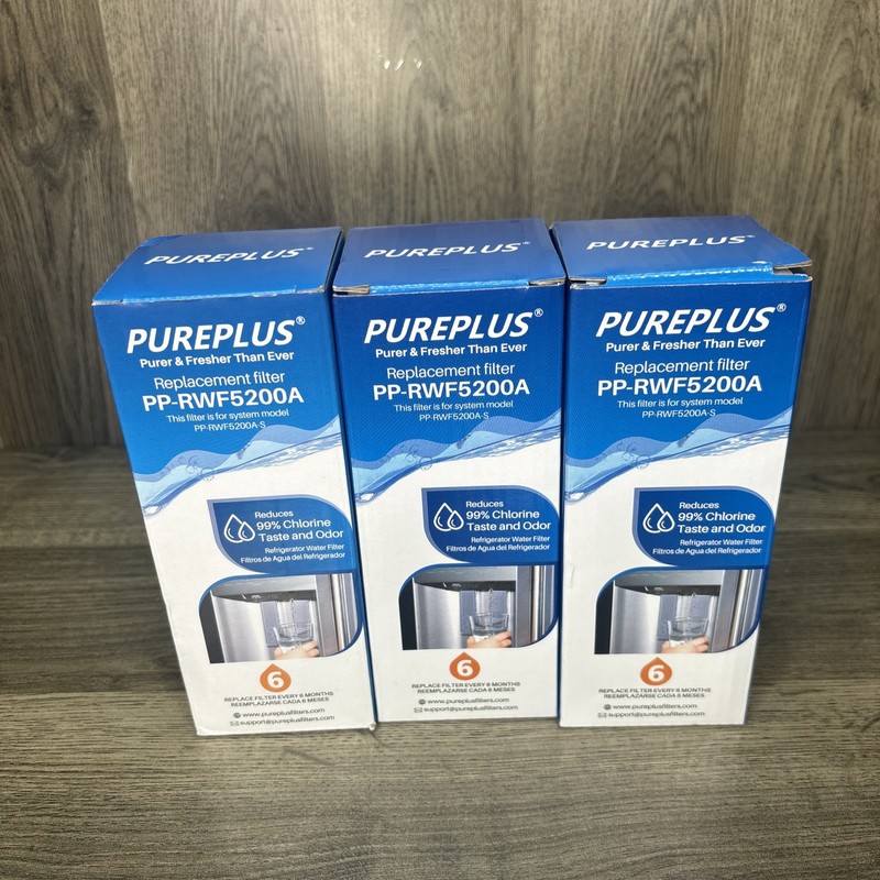 PUREPLUS Replacement Filter PP-RWF5200A (3 pack) Brand New