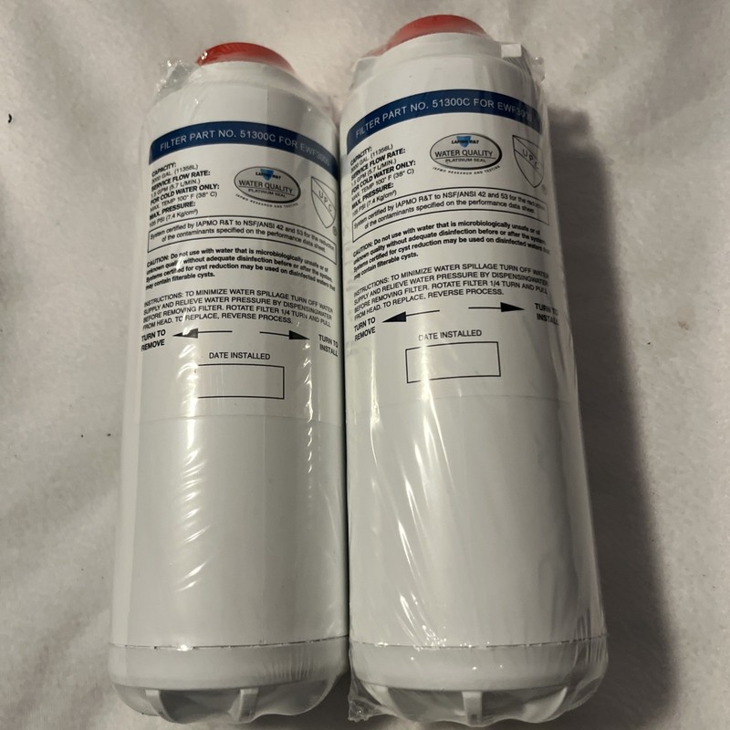 2 PACK 51300C Water Filter NO Chip for Elkay 51300C EWF3000 Ezh20 Bottle Filler gallery