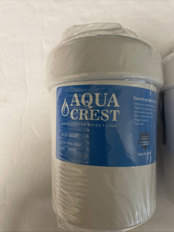 Aqua Crest Refrigerator Water Filter AQF-MWF For GE MWF Lot Of 3 gallery