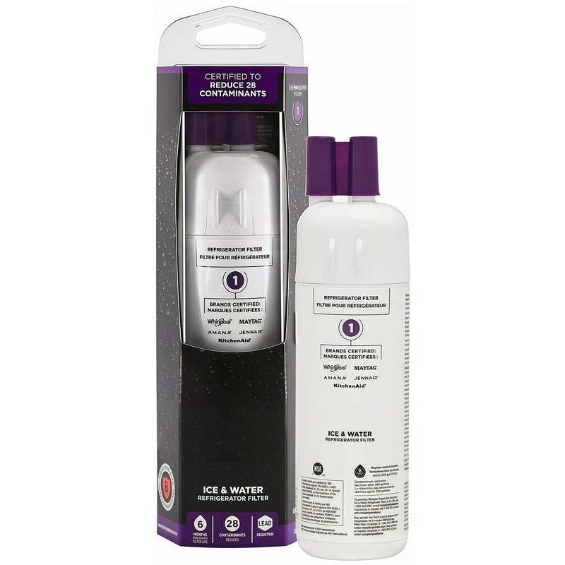 New 2Pack Replacement ΕDR1RXD1 Refrigerator Ice & Water Filter 1 Sealed Home US gallery