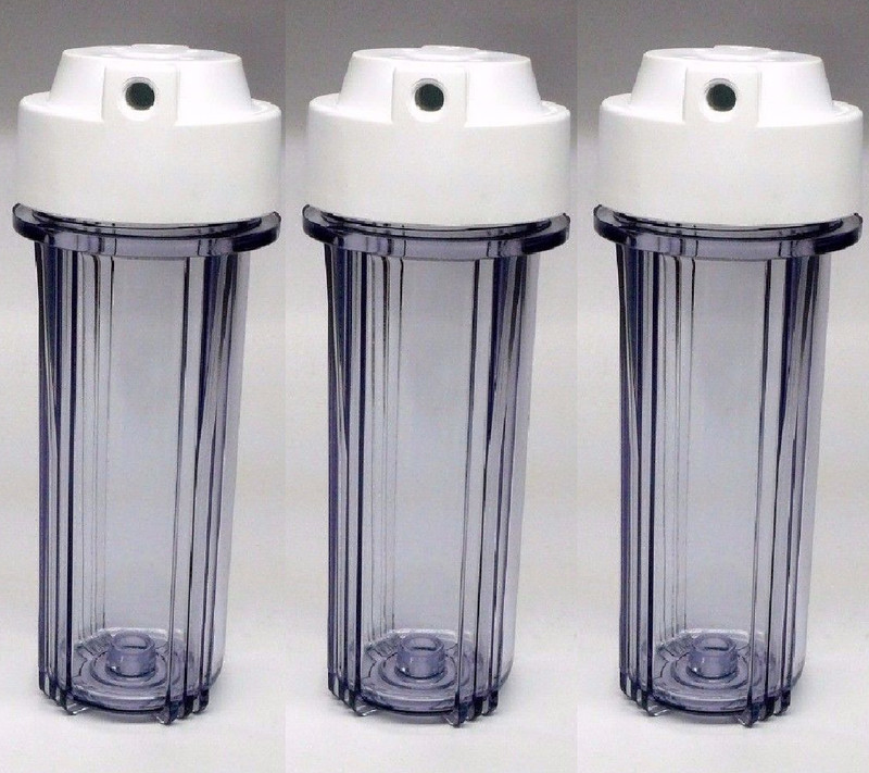 Clear Standard 10″ Water Filter Housing for RO Reverse Osmosis Drinking System