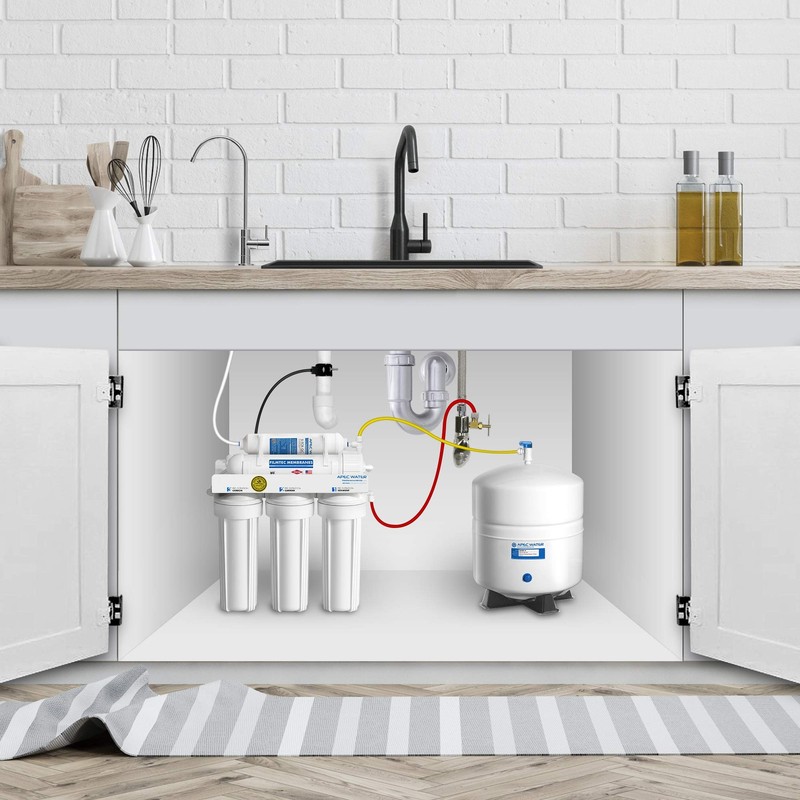 APEC Water Systems TANK-4 4 Gallon Residential Pre-Pressurized Reverse Osmosis gallery