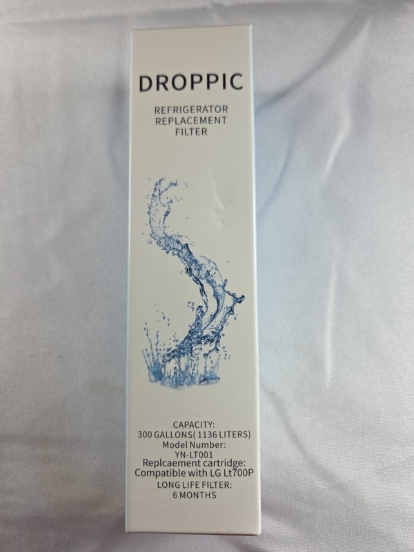 DROPPIC Refrigerator Water Filter YN-LT001 For LG & For Kenmore Select Models