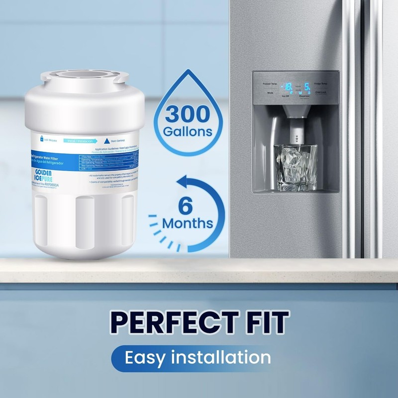 1 PACK Fit For GE SmartWater MWF And MWFP, GWF Refrigerator Water Filter gallery