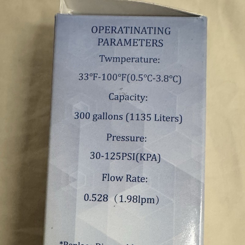 Waten H2o Replacement Fridge Filter EPTWFU01 Puresource ultra ii New in Box gallery