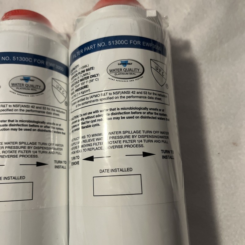 2 PACK 51300C Water Filter NO Chip for Elkay 51300C EWF3000 Ezh20 Bottle Filler gallery