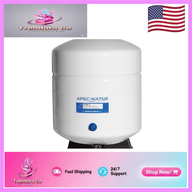4 Gallon Pre-Pressurized Reverse Osmosis Water Storage Tank – Heavy Duty