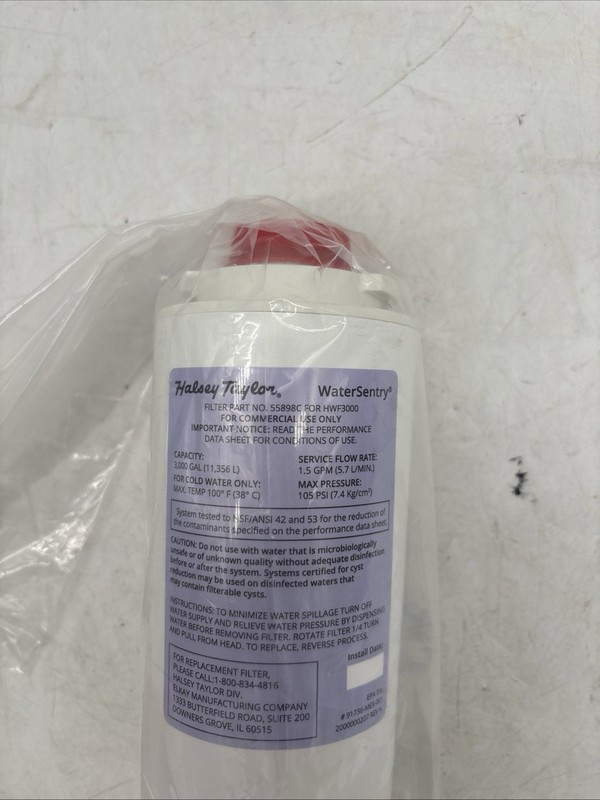 Halsey Taylor Filter Part No 55898C WaterSentry Plus Replacement Water Filter gallery