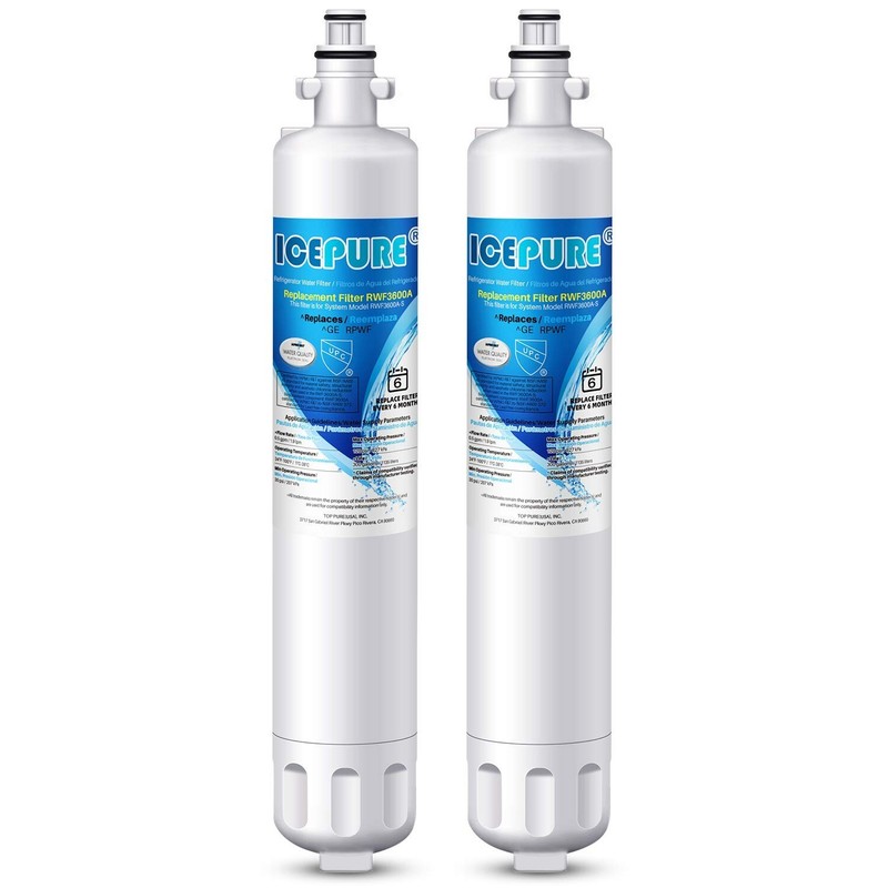 ICEPURE RPWF Refrigerator Water Filter Replacement For GE RPWF IcePure 2 PACK