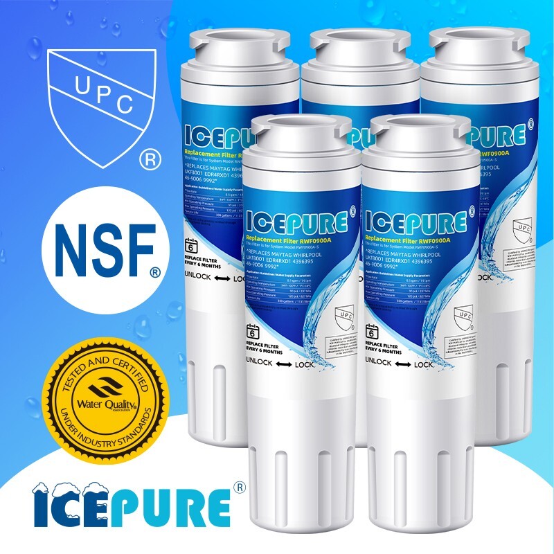 5 Pack Fit For Maytag UKF8001 UKF8001AXX-200 4396395 IcePure Water Filter