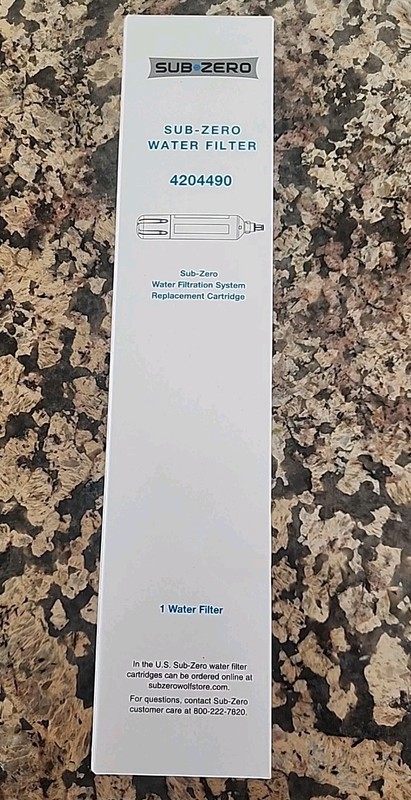 Sub-Zero 4204490 Refrigerator Water Filter Cartridge Replacement 1 Pack OEM