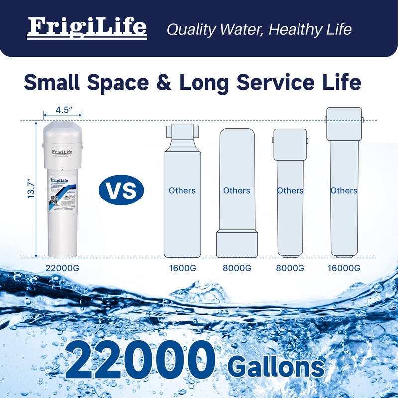 WFS5300A Under Sink Water Filter System, 3 Years, 22000 Gallons, Under Counte... gallery