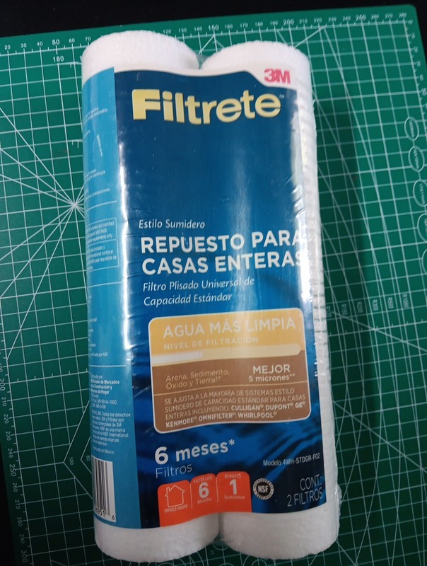 3 M Filtrate water filters 2 pack sump style 4WH-STDGR-F02 new 5 microns gallery