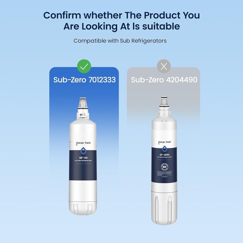 Ice Maker Water Filter Replacement Activated Carbon for Sub-Zero Manitowoc gallery
