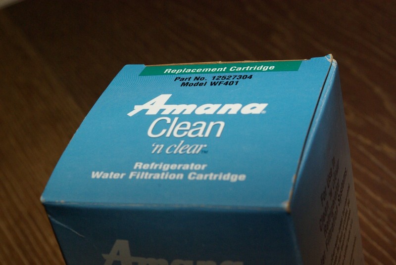 AMANA CLEAN N CLEAR REFRIGERATOR REPLACEMENT FILTER WF401 – Unused Filter