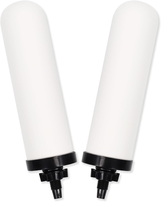 2 Pack 7-Inch Ceramic Water Filters with Activated Carbon - Fresh Water Solution gallery