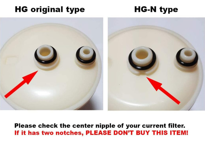 Replacement Filter for HG Type Water Ionizers (Not Compatible HG-N Models & K8)