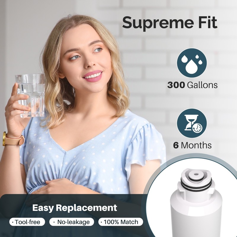 Fit For Samsung RF265BEAESR/AA RF26HFENDSR/AA RF26J7500BC/AA Water Filter 3 Pack gallery