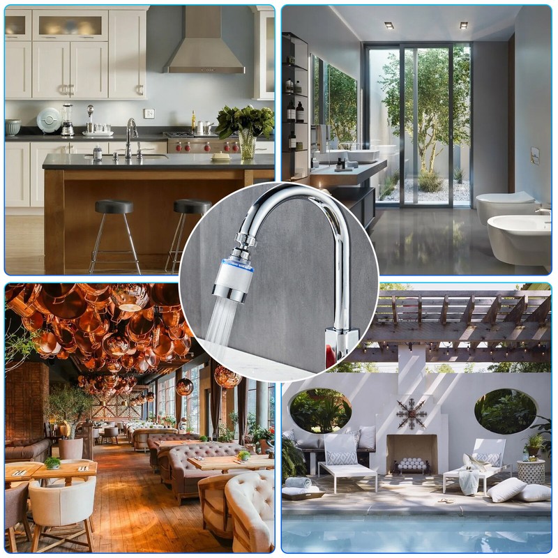 Faucet Water Filter Tap Filtration Kitchen Bathroom Sink Mount Purifier System gallery