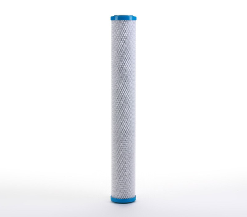 Universal Fit Coconut Shell Activated Carbon Block Water Filter 1 μm 2.5" x 20" gallery