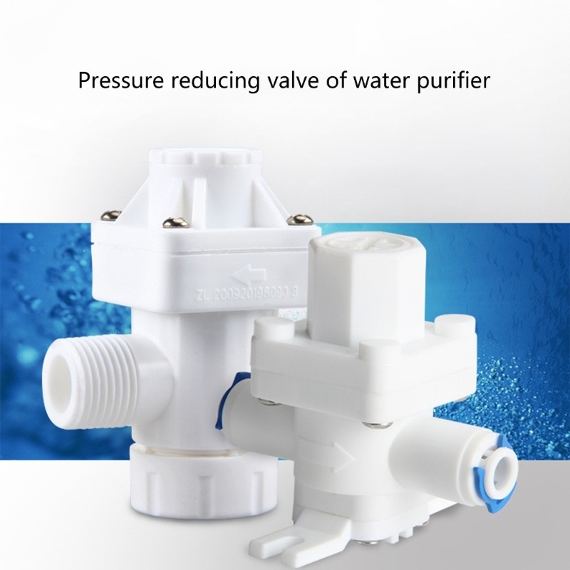 1/2in 3/8in 1/4in Plastic Pressure Reducing Valve Water Pressure Regulator gallery