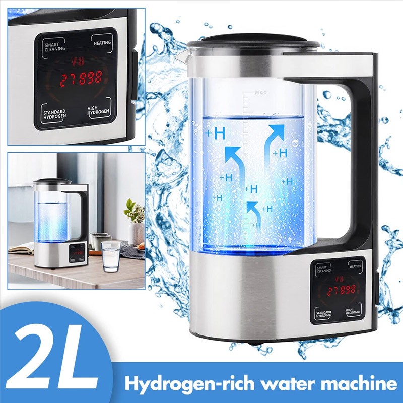 Hydrogen Water Machine Generator Rich Hydrogen Water Ionizer Generator Kettle 2L