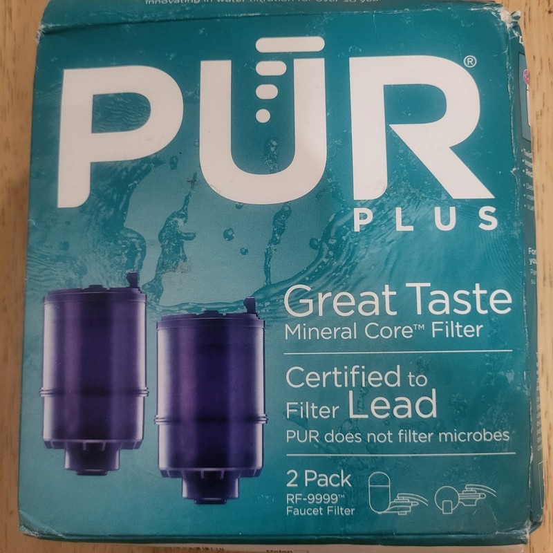 PUR PLUS Faucet Mount Replacement Filter 2-Pack Genuine PUR Filter 3-in-1 NEW