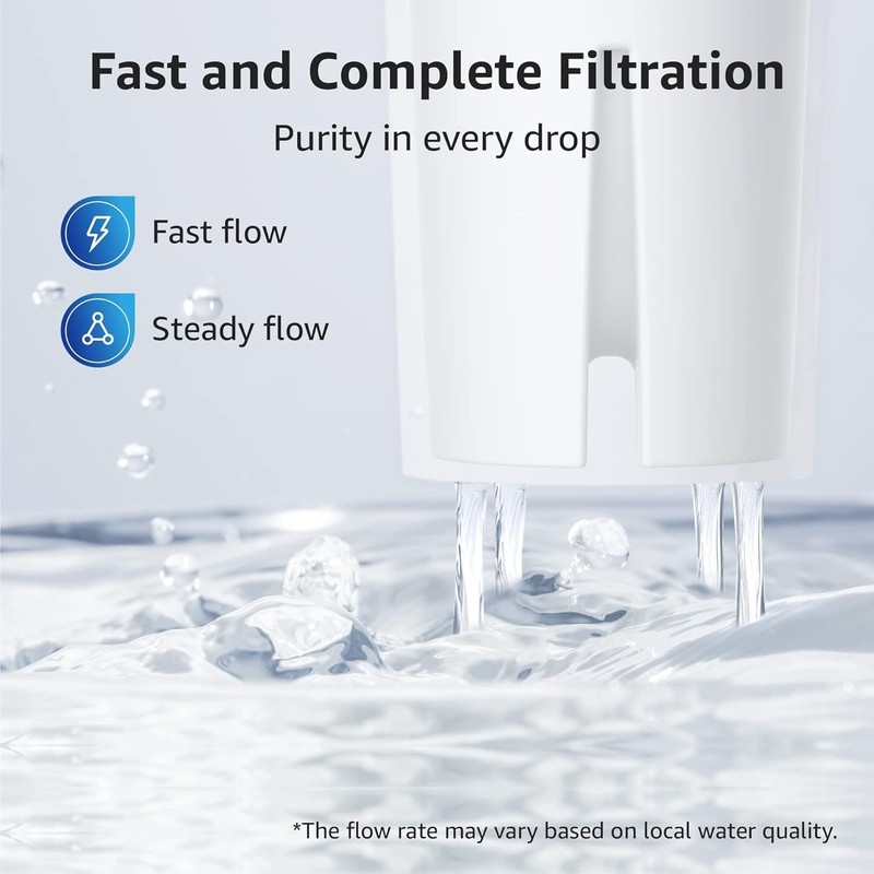 7006 Brita Pitcher Filter Replacement - Reduces Chlorine & Odor, 3 Count gallery