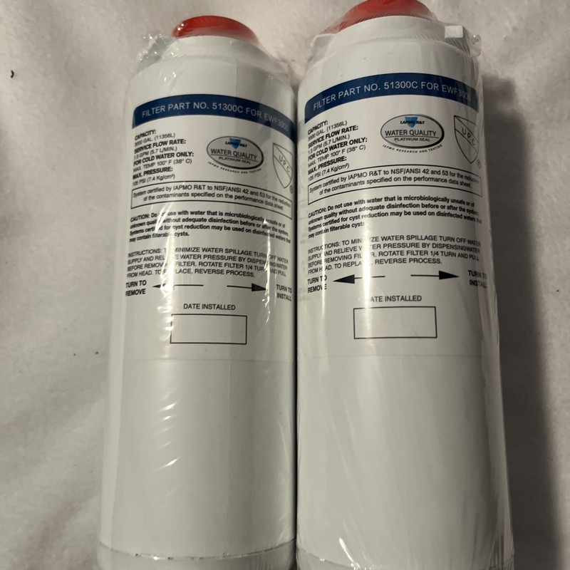 2 PACK 51300C Water Filter NO Chip for Elkay 51300C EWF3000 Ezh20 Bottle Filler gallery