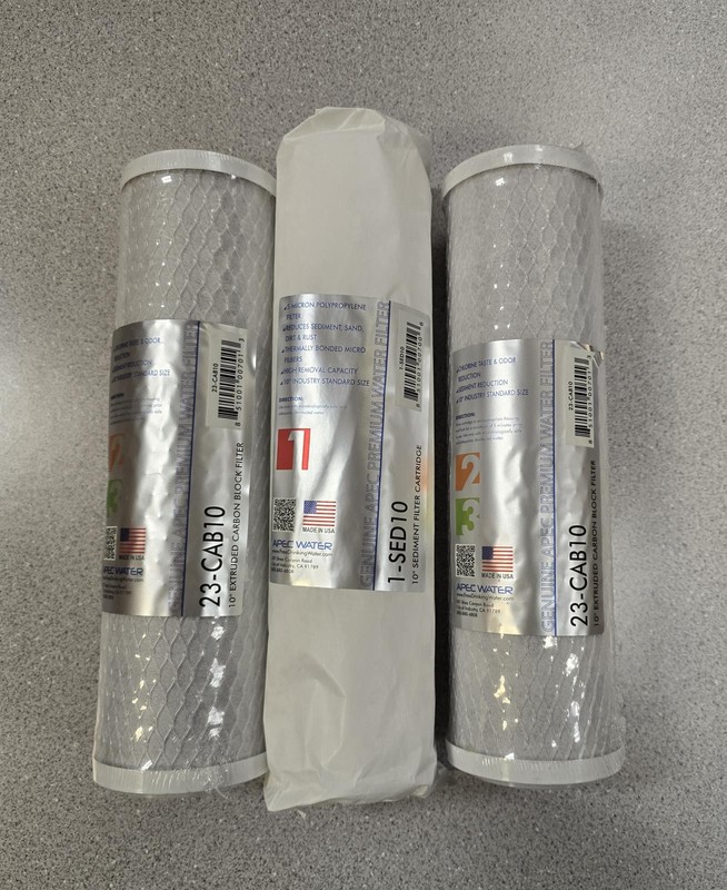Replacement Water Filters for Ultimate Stage 1-3 Pre-filter Set