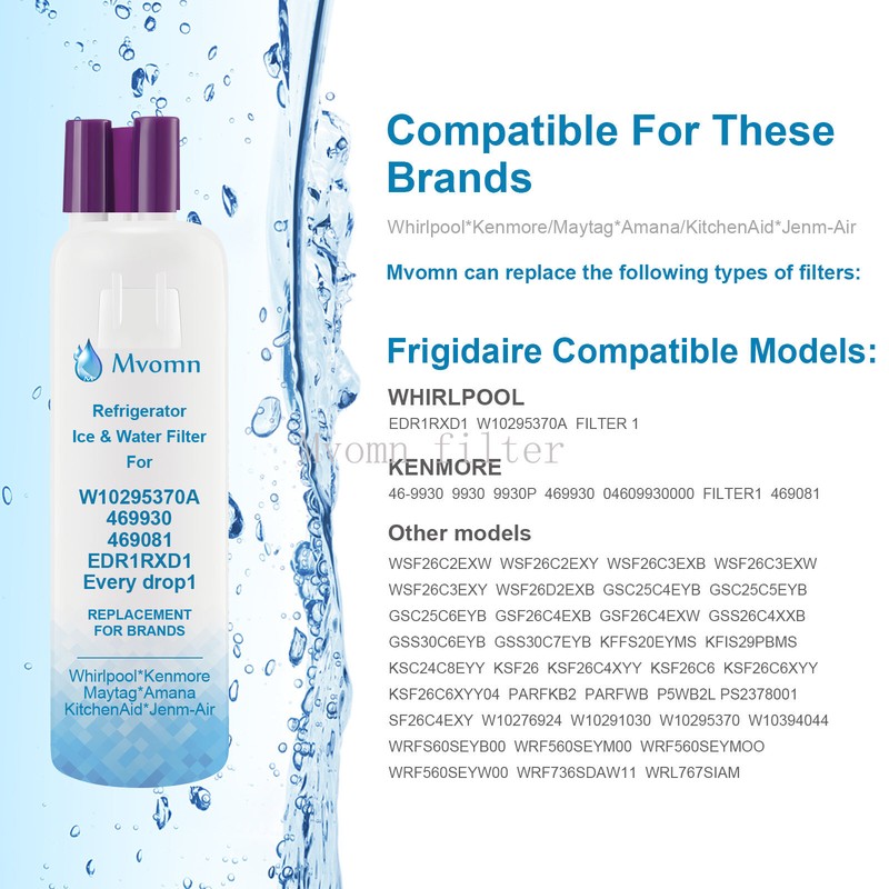 46-9930 WRL767SIAM WRS322FDAB WRS325FDAB WRS526SIAH WRS537SI 469081 Water Filter gallery