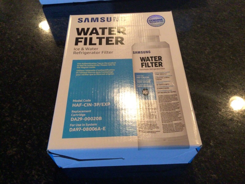 3 Pack Of Samsung HAF-CIN-3P/EXP Ice & Water Refrigerator Filters NEW
