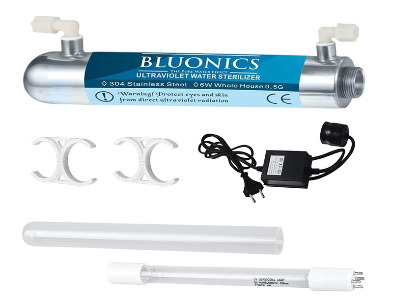 UV Drinking Water Filter System Ultraviolet Light Under Sink Purifier CTO Carbon gallery