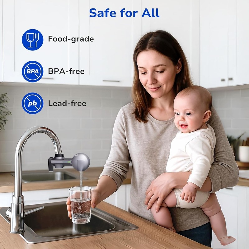 PURPLUS Faucet Filter Replacement - 2-Pack, Reduces 99% Impurities, Easy Install gallery