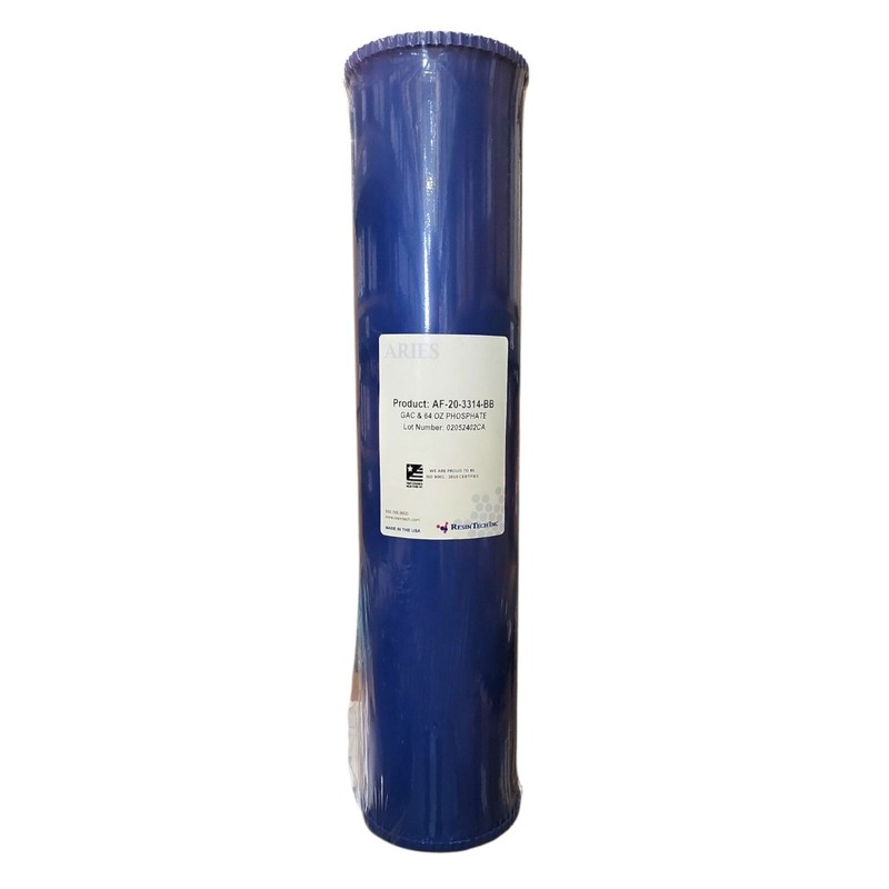 Aries GAC/4 LBS Phosphate Filter Cartridge ( AF-20-3314-BB ) Size 4.5″x20″