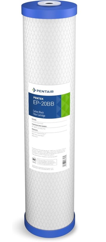 Pentair Pentek EP-20BB Carbon Water Filter, 20-Inch, Whole House 155583-43 NEW