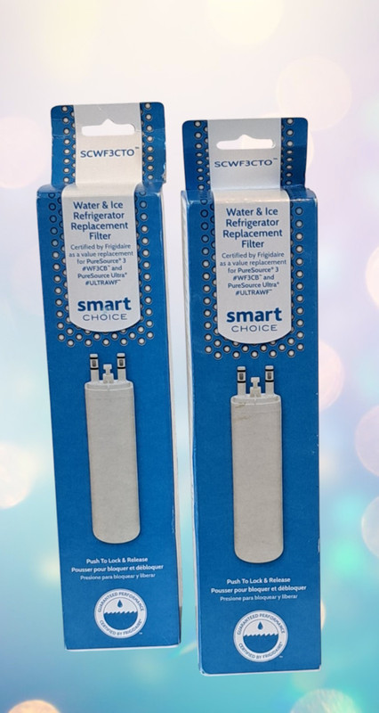 Set of 2 Smart Choice SCWF3CTO Water & Ice Refrigerator Replacement Filters