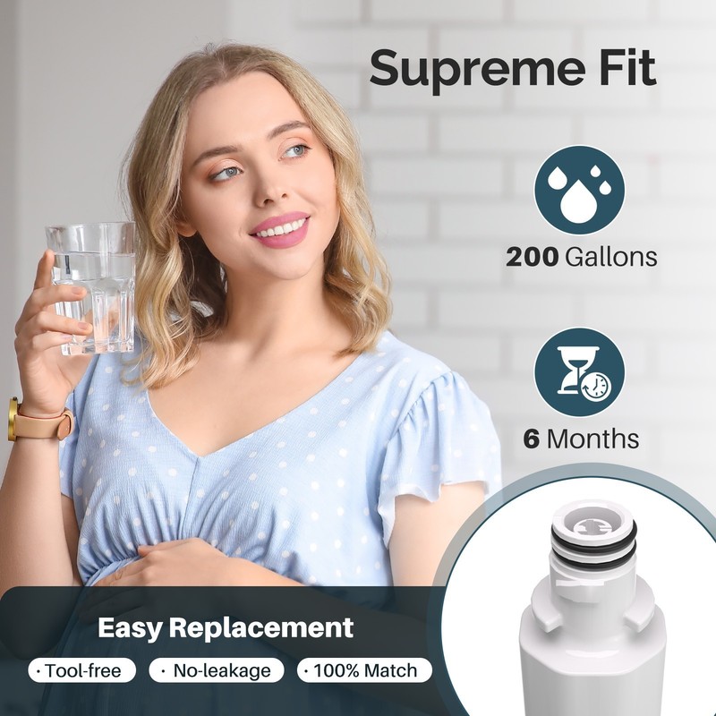 RWF4700AC Fit for LT1000P, ADQ747935, LMXS28626D, LMXS30796S water filter 2PACK gallery