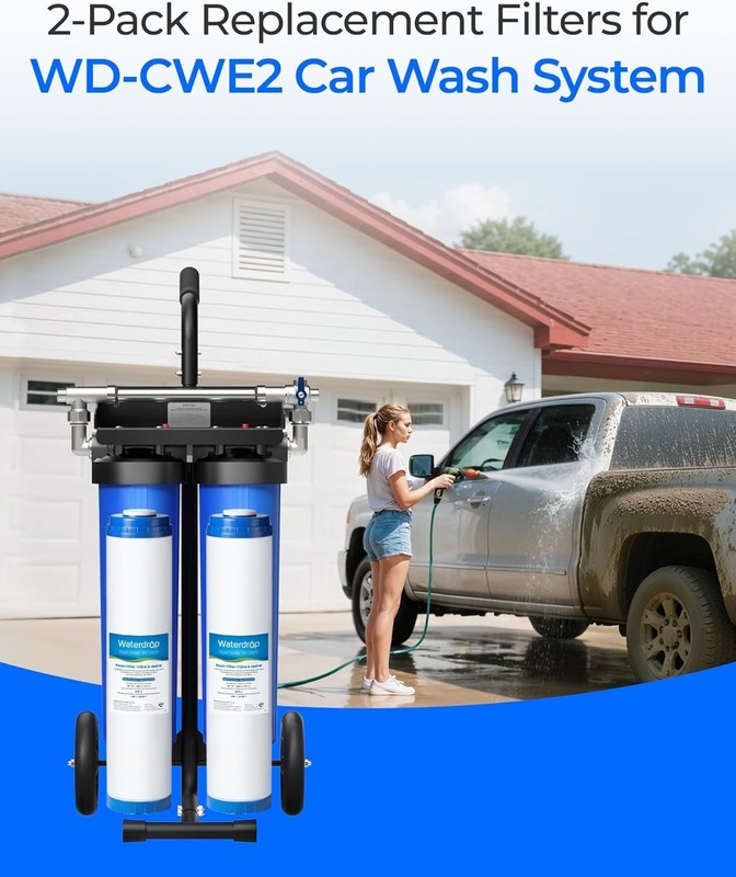 Waterdrop Spotless Car Wash Water Filter, Deionized Water, Spot Free gallery