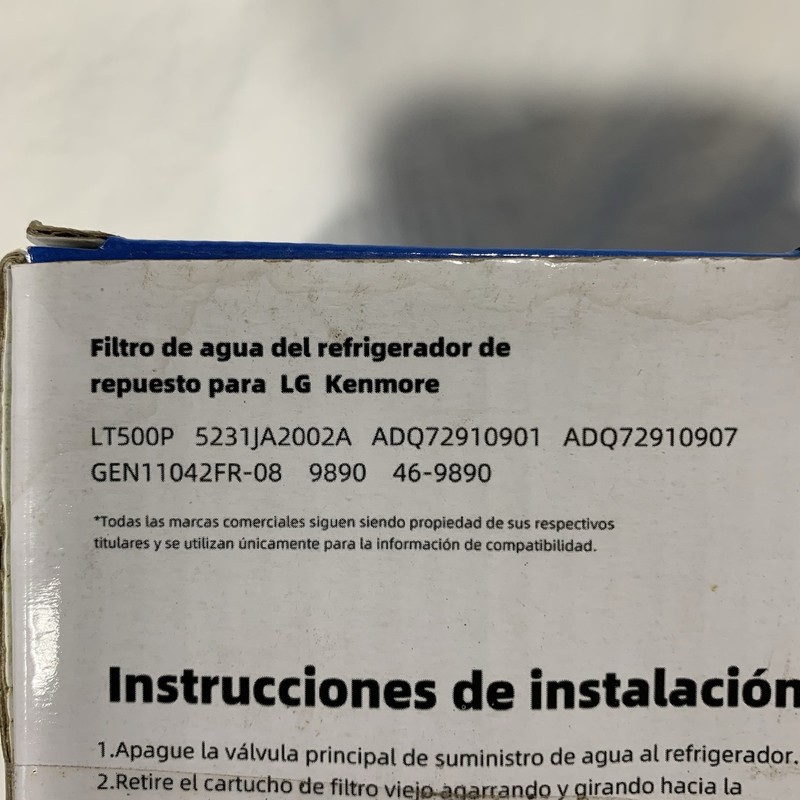 4 Fits LG Kenmore 46-9890 LT500P 5231JA2002A Icepure Water Filter RWF 0100A gallery