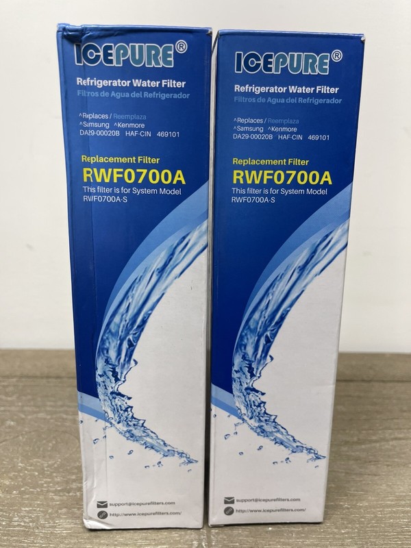 2 Icepure RWF2000A Replacement Filter 6 4396701/EDR6D1/469915 NEW
