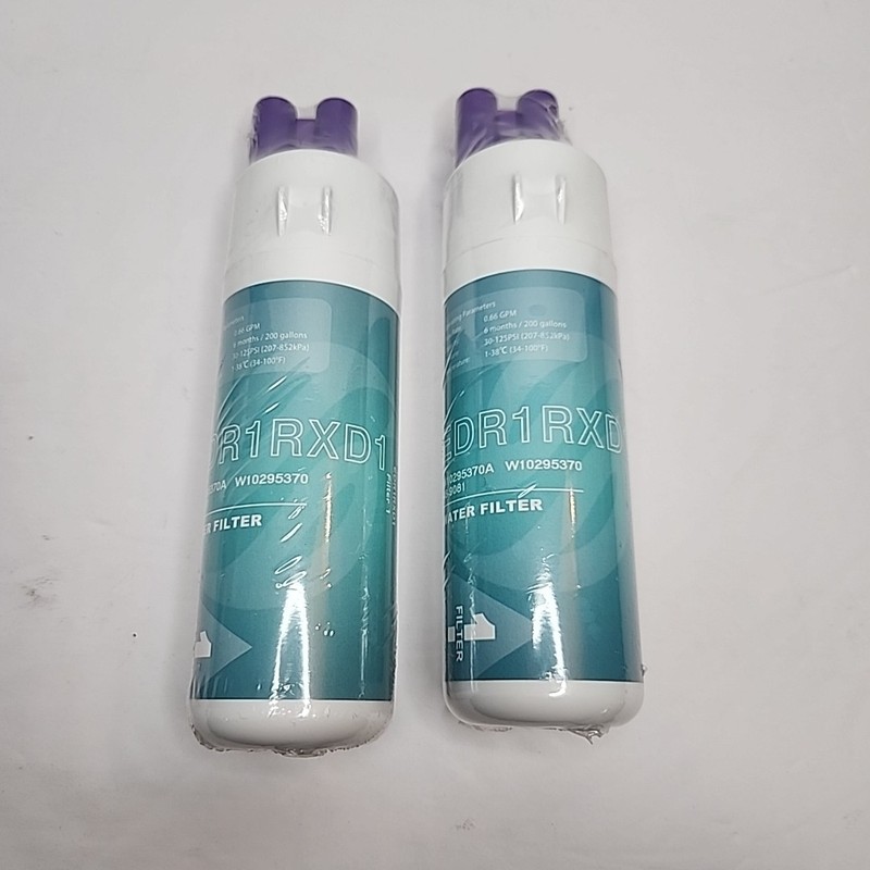 2 Pack Fridge Filter EDR1RXD1, W10295370A, Filter 1, 46-9081, 46-9930, KAD1RXD1